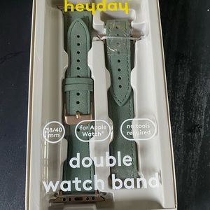 Olive Green IPhone Apple Watch Double Band
